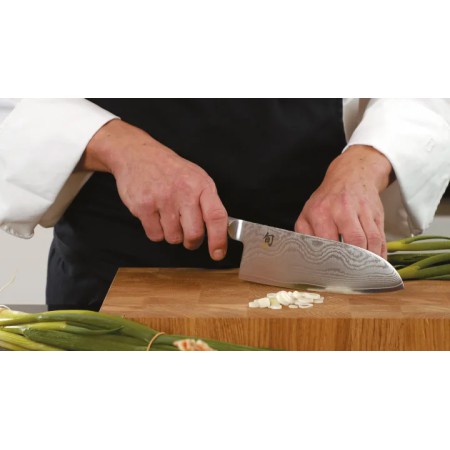 Nóż Santoku szeroki 18 cm KAI Shun